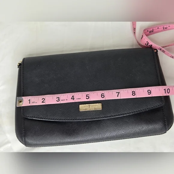 Kate Spade New York Black Shoulder Bag with Gold Chain – - Picture 14 of 15